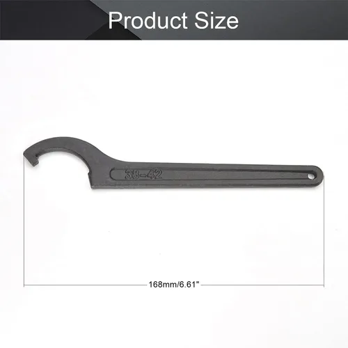 Miniatura 2 de Utoolmart C Gancho Llave Llave Portabrocas para 1.496-1.654 in Tuerca Redonda 1pcs