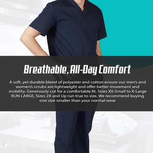 Miniatura 7 de M&M SCRUBS Conjunto de ropa quirúrgica médica para hombre
