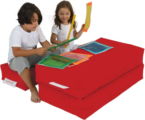 Miniatura 2 de WELL HOME MOBILIARIO & DECORACIÓN Sillón 2 pl + Puf Niños Rojo