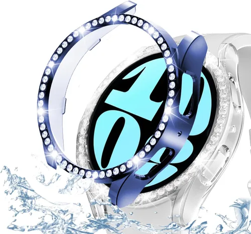 Miniatura 63 de DEALELE Paquete de 1 + 3 fundas y protector de pantalla compatible con Samsung Galaxy Watch FE / 5/4 de 1.575 pulgadas, funda protectora