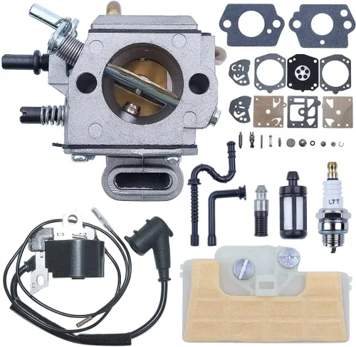 Miniatura 4 de Bobina de encendido del carburador para motosierra Stihl MS390 029 039 MS290 0000 400 1300, carburador, filtro de aire, filtro de combustible, línea