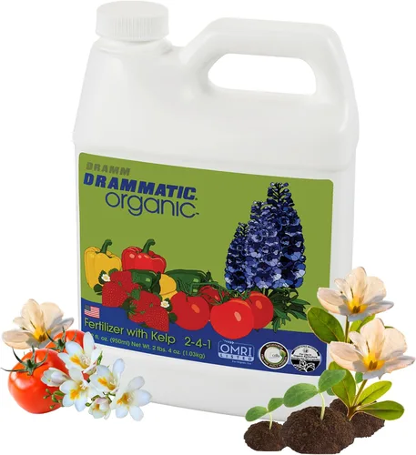 Miniatura 10 de Dramm Drammatic® Organic™ Fertilizante original 2-4-1, fertilizante líquido hidrolizado para pescado, para verduras, flores y frutas, 1 galón