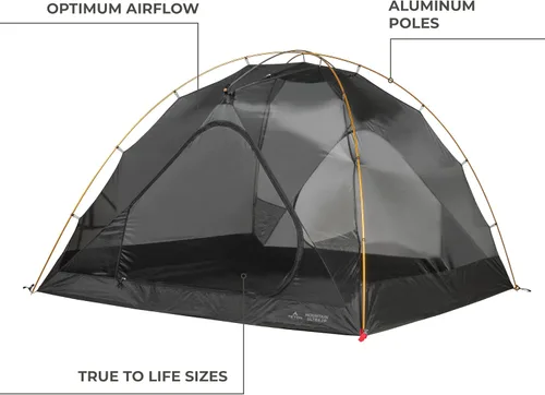 Miniatura 2 de Teton Sports Mountain Ultra - Tienda de campaña para mochileros de 1 a 4 personas, ligera, perfecta para camping, senderismo y mochilero