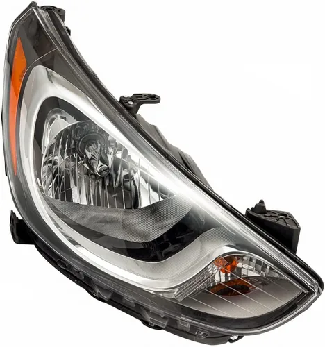 Miniatura 10 de ALLIGATOR AUTO LIGHTS Compatible con Hyundai Accent GLS, GS y SE 2012-2014, juego de montaje de faros delanteros halógenos CAPA, lado izquierdo