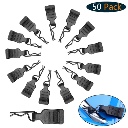 Miniatura 2 de Clips de cuerpo RC con lengüetas de tracción 1/24 1/28 RC Clips para RC Truck Crawler Drift Buggy Compatible con Axial SCX24 WLtoys K969 K989 P929