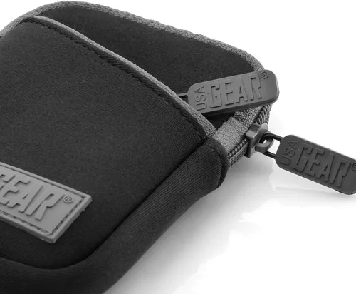Miniatura 7 de USA Gear Funda pequeña para cámara digital con correa para la muñeca, presilla para cinturón - Funda pequeña y compacta para cámara compatible