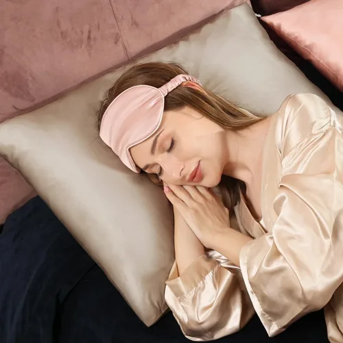 Miniatura 6 de Adubor Funda de almohada 100% de seda, fundas de almohada de seda de morera, 22 fibras de grado Momme 6A, funda de almohada de seda para la salud