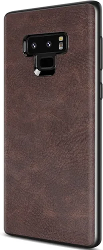 Miniatura 8 de Funda para Samsung Galaxy Note 9, delgada, de piel sintética, estilo vintage, a prueba de golpes, ligera, de poliuretano termoplástico suave