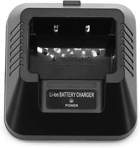 Miniatura 5 de Cargador de escritorio de repuesto para radio Baofeng BF-F8HP UV-5R 5RA 5RB 5RC 5RD 5RE 5RG DM-5R TYT TH-F8 Walkie Talkie Li-ion Base de carga