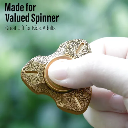 Miniatura 7 de FREELOVE Spinner de metal premium para adultos, giratorio silencioso pesado de acero inoxidable con rodamiento de precisión, pequeño juguete