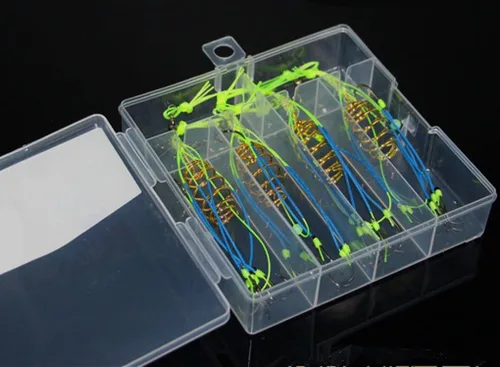 Miniatura 6 de Toasis Aparejo de pesca de carpa, anzuelos para trampa de cebo, paquete de 4 Agua