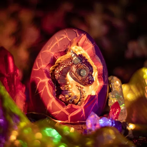 Miniatura 3 de Molde de silicona de huevo de dragón Fundición de resina epoxi arcilla de polímero Proyectos artesanales Eggling