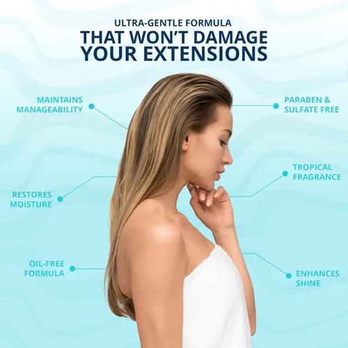 Miniatura 4 de Champú y acondicionador Travel Duo, sin sulfatos, libre de crueldad, extensión segura para el cuidado del cabello sobre la marcha, 3.4 onzas líquidas