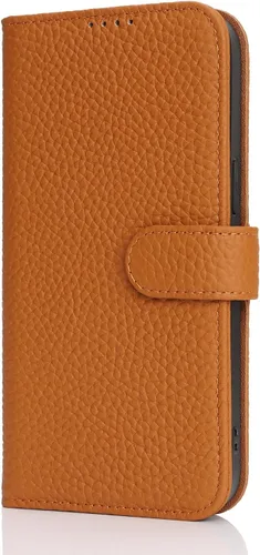 Miniatura 9 de Zouzt Funda para iPhone 11 de 6.1 pulgadas de piel auténtica con 4 ranuras para tarjetas, tarjetero con bloqueo RFID, tapa magnética, función atril