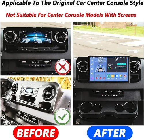 Miniatura 5 de Android Car Stereo for Mercedes-Benz Sprinter (2018-2022), Car Radio Support Split Screen SWC BT 13.3 Inch Touch Screen Head Unit Multimedia Video 8