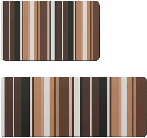 Tapete de baño abstracto marrón para bañera, antideslizante, de secado rápido y absorbente, tierra de diatomeas, para fregadero de cocina, lavable,