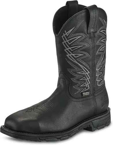 Miniatura 11 de Irish Setter, Marshall, para hombre, 11", impermeable, puntera de seguridad de acero, bota de trabajo tipo pull-on
