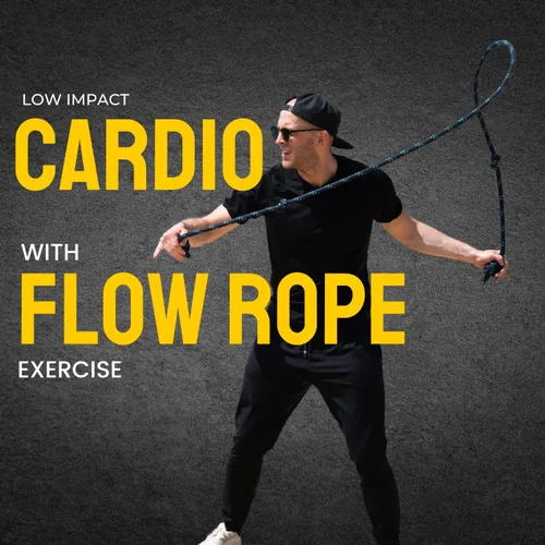 Cuerda de Salto de Ejercicio Flow Rope – Cuerda de Saltar con Peso de 500g (1.10lb) para Cardio, Boxeo, HIIT y Fitness de Parte Superior del Cuerpo