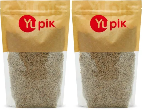 Miniatura 6 de Yupik Semillas de girasol tostadas, sin sal, sin cáscara, 2.2 lb (35.2 oz), sin gluten, veganas, Kosher, semillas descascarilladas, sin sal, fuente