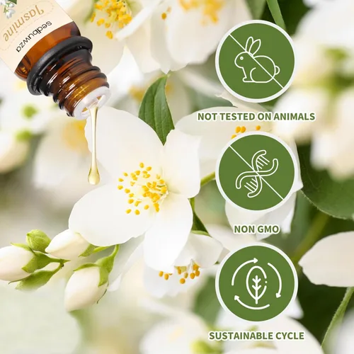 Miniatura 4 de Sedbuwza Juego de aceite esencial de Gardenia y Jazmín, aceite de fragancia de Gardenia y aceite de aroma de Jazmín para difusor, aromaterapia