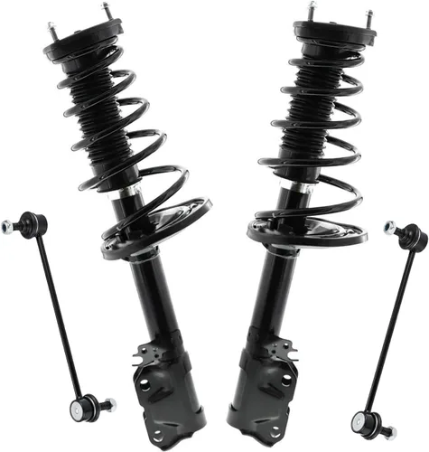 Miniatura 90 de Detroit Axle - 4 barras estabilizadoras de puntales delanteros para Kia Forte Koup 10-13 12-13 Forte5, puntales y barras estabilizadoras de resorte