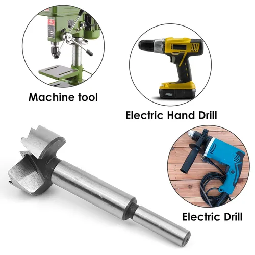 Miniatura 3 de BAIDETS Broca Forstner de 1 Pulgada - Broca Forstner de 1" para Madera con Mango Redondo