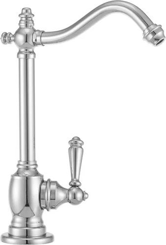 Miniatura 3 de Westbrass D204HFP-26 Victorian 9" Grifo dispensador de agua caliente con 1 manija con sistema de tanque de calefacción instantánea, cromo pulido