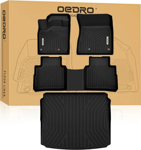 Juego de alfombrillas OEDRO para Nissan Rogue S/SV/SL/Platinum/Rock Creek 2021-2026 (NO compatible con modelos Sport o Select), juego de