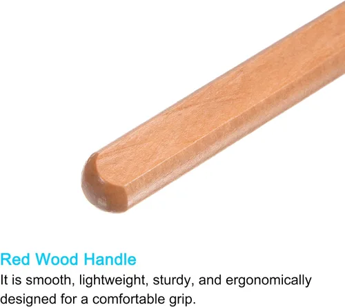 Miniatura 5 de uxcell Cuchillo de tallado de madera, cincel de herramienta de acero de alta velocidad de 0.307 in de gran punta para escultura de bricolaje