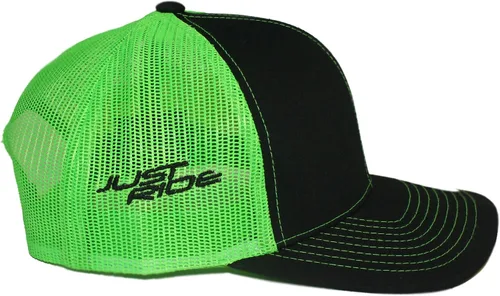 Miniatura 2 de JUST RIDE Sombrero personalizado personalizado de malla Snapback con placa de número de motocross