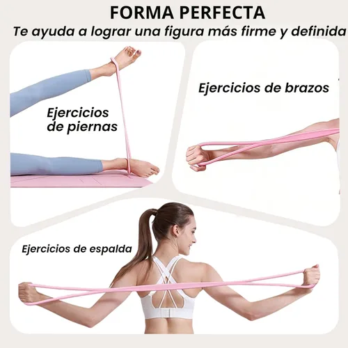 Miniatura 2 de Figura 8 banda de resistencia, figura 8 bandas de resistencia para mujeres y hombres, figura de banda de resistencia para entrenamiento, asas 15