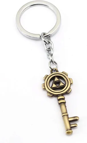 Miniatura 3 de Zelda - Collar con llave de esqueleto, collar con hoja de llave, collar con llave de cofre del tesoro, Metal