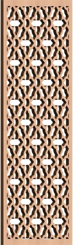 Miniatura 24 de Madison Paneles de pared decorativos de madera con calado, 9 3/8 pulgadas de ancho x 24 3/8 pulgadas de alto x 3/8 de alto, roble rojo rojo (Red Oak)