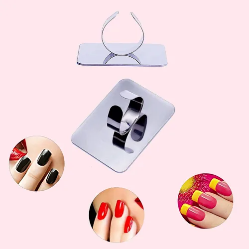 Miniatura 4 de Paleta de mezcla de maquillaje, paleta de espátula de maquillaje con espátula de base, paleta de maquillaje de acero inoxidable, bandeja de mezcla