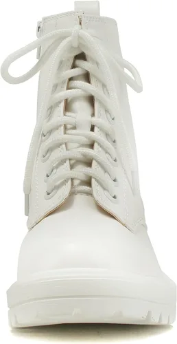 Miniatura 3 de SODA FIRM - Botines de combate con suela con tacos, cordones y cremallera lateral