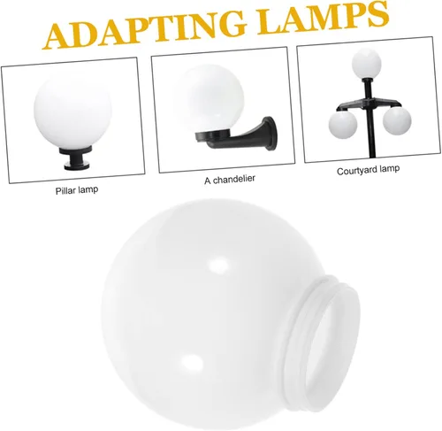 Miniatura 6 de Bombillas para lámpara de araña de vidrio para lámpara de araña s para mesa s Candelabro Post Globe reemplazo bombilla Patio Glass
