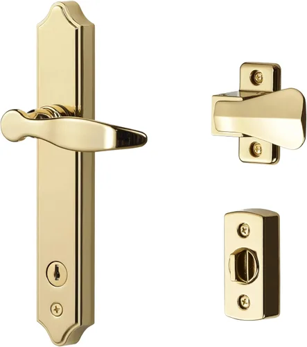 Miniatura 11 de Ideal Security 1216 Manija de puerta Storm para montaje en superficie con cerradura y llave para puertas de 1 a 1 ½ pulgadas de grosor
