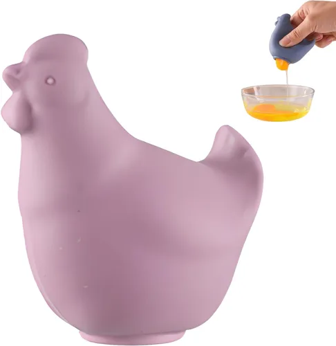 Miniatura 9 de Nueva herramienta separadora de huevos para huevos crudos, separador de yema de huevo, herramientas para hornear para chefs caseros y cocinar, sin