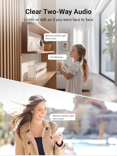Miniatura 5 de Rocktone cámara de seguridad 5G y 2.4G para interior/exterior del hogar, cámara para bebés/personas mayores/perros/mascotas con aplicación para 【5G