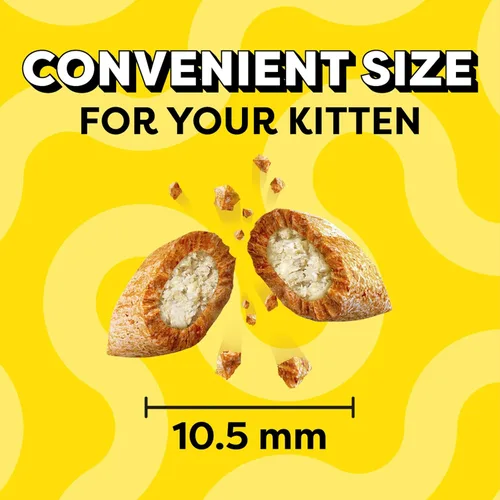 Miniatura 9 de Temptations Kitten Treats - Golosinas clásicas crujientes y suaves para gatos, sabor a pollo y lácteos, bolsa de 6.3 onzas (paquete de 10)