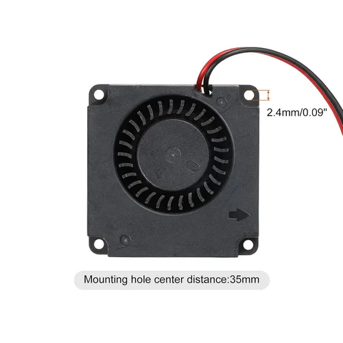 Miniatura 3 de MECCANIXITY Ventilador de enfriamiento sin escobillas DC 4010 1.575x1.575x0.394 in turbina Turbo doble rodamiento de bolas soplador de flujo