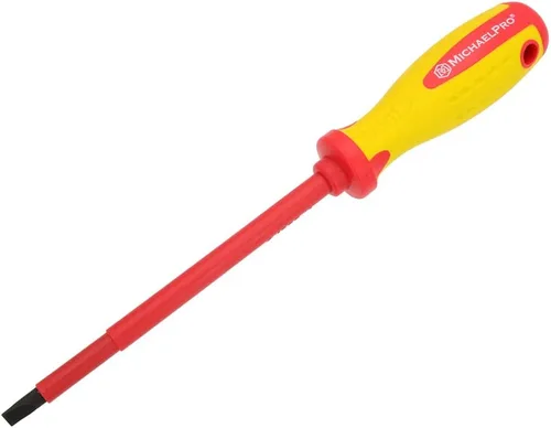 Miniatura 8 de MichaelPro 5.5 x 125mm 1000V VDE Destornillador aislado para electricista, herramientas para electricista, destornillador ranurado con punta