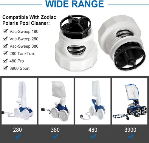 Miniatura 3 de Repuesto de válvula de alivio de presión 9-100-9002 para limpiador de piscinas Polaris 180, 280, 380, 280 TankTrax, 480 Pro, 3900 Sport Pressure