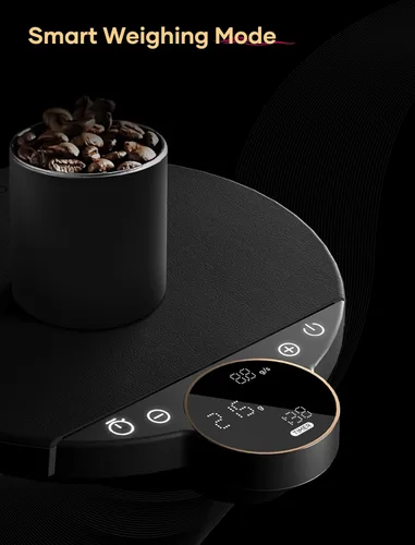 Miniatura 4 de Cocinare Balanza digital de café, control de precisión con tres modos: asistencia de preparación, pesaje, competencia, báscula digital de cocina