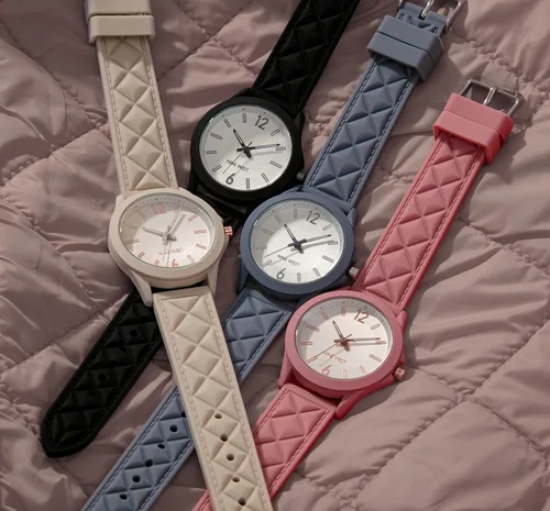 Miniatura 5 de Nine West - Reloj con correa de silicona para mujer, NW2942