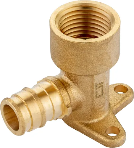 Miniatura 2 de EFIELD Pex A Expansion - Codo de latón de flujo completo de 1/2 "x 1/2" hembra NPT Drop-ear, ASTM F1960 (PEX1960116)