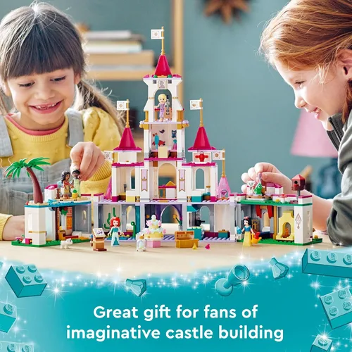 Miniatura 6 de LEGO Disney Princess Ultimate Adventure Castle 43205 - Juguete de construcción con 5 mini muñecas de princesa, incluyendo Ariel, Rapunzel
