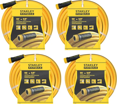 Miniatura 12 de Manguera de jardín Stanley FATMAX de grado profesional, 50 pies x 5/8 pulgadas, amarilla, 500 PSI