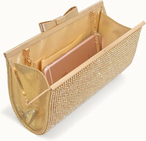 Miniatura 5 de Sumnn Bolsa de mano de noche, cóctel, graduación, diamantes de imitación brillantes, para novia y dama de honor, boda, fiesta, formal, para mujer