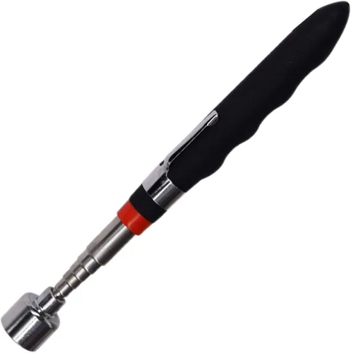 Miniatura 9 de Herramienta de recogida magnética flexible, palo de recogida extensible y plegable, extensible hasta 22.8” con capacidad de tracción de 20LB, útil